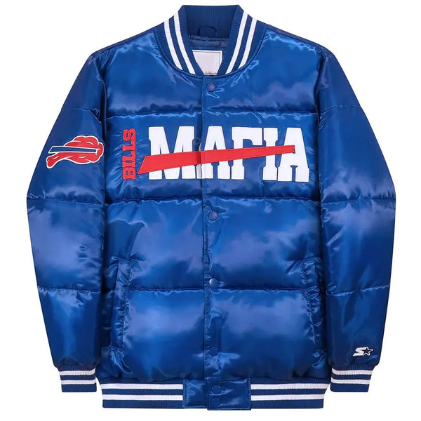 NFL Buffalo Bills Satin Jacket Men and Women