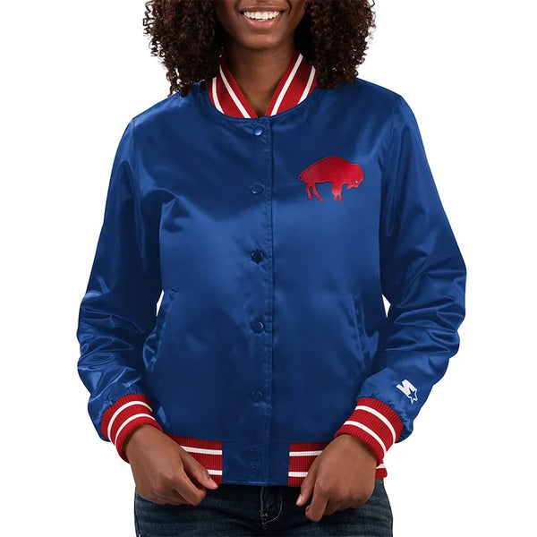 NFL Buffalo Bills Satin Jacket Men and Women