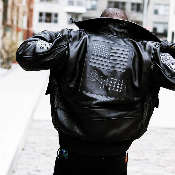 Stylish bomber jacket from Bogard by Mike B x Cockpit USA in France style