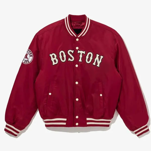 Red Cooperstown Boston Red Sox Jacket in USA