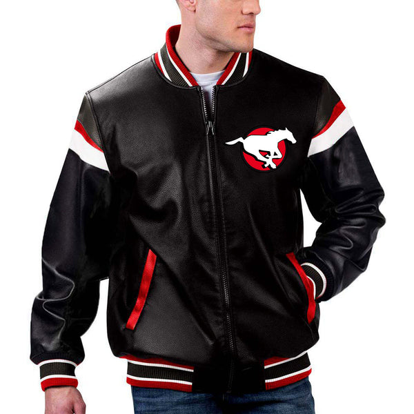 TJS CFL Calgary Stampeders Jacket in France style