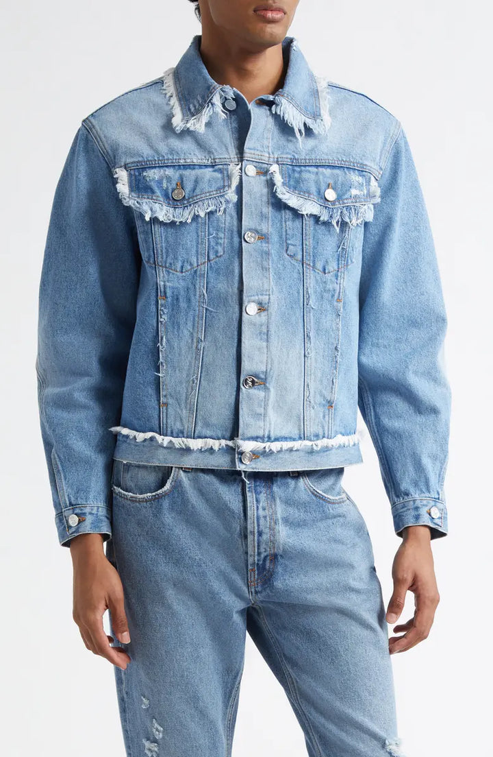 Alvarez denim jacket with modern slim fit design in USA