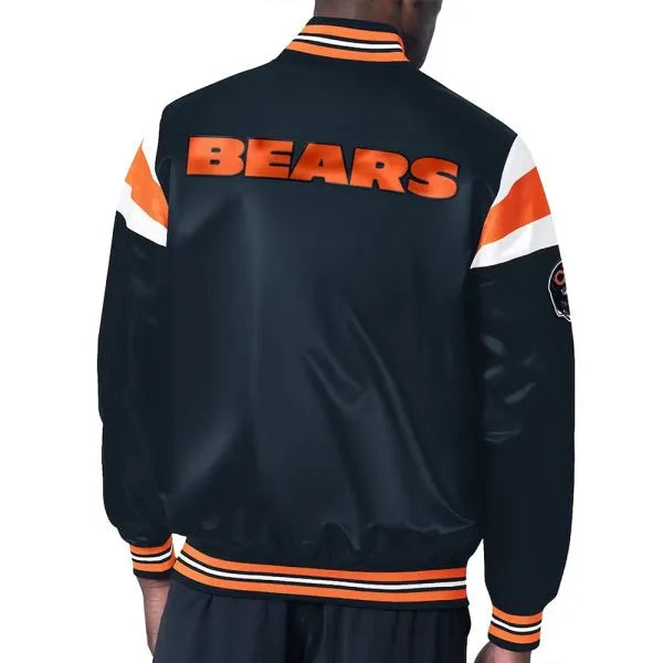 Back design with BEARS stitched applique lettering

