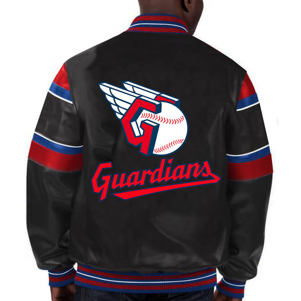 MLB Cleveland Guardians Leather Jacket