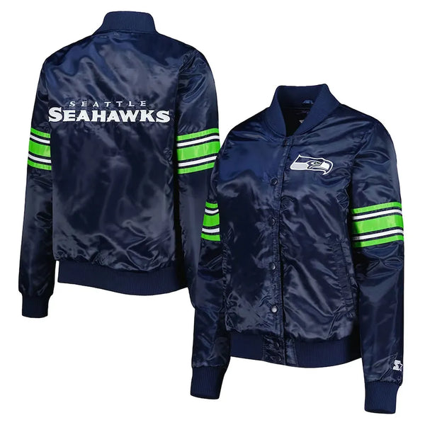 NFL Seattle Seahawks Varsity Jacket Men and Women