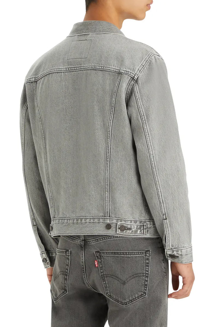 Timeless denim trucker jacket for casual style in USA