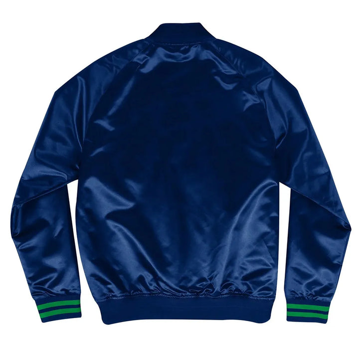 Back view NBA Dallas Mavericks Hardwood Classic Satin Jacket