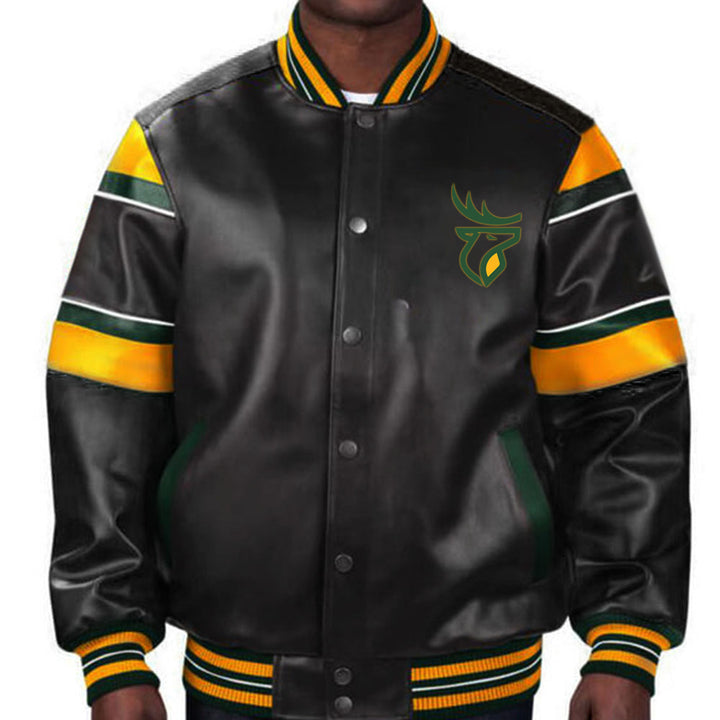 Stylish Edmonton Elks team jacket design in USA