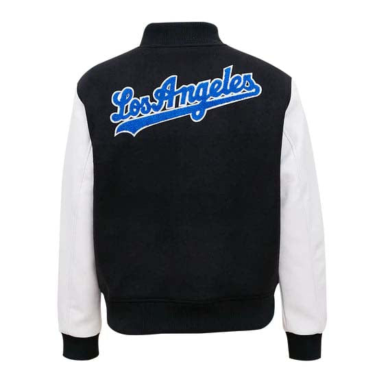 MLB Los Angeles Dodgers women’s classic wool varsity jacket in USA