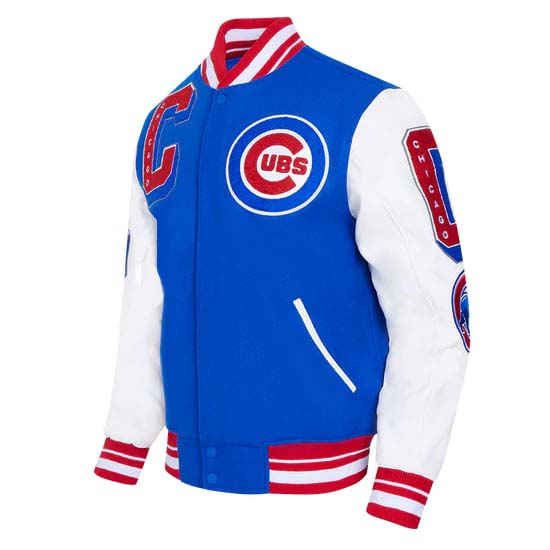 MLB Chicago Cubs mashup wool varsity jacket for men in USA