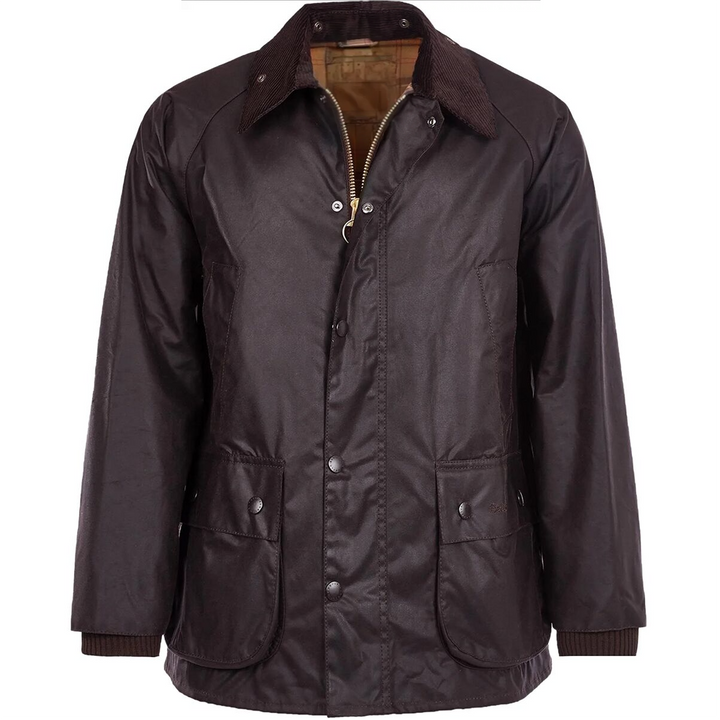 Durable waxed jacket for men with multiple pockets in USA