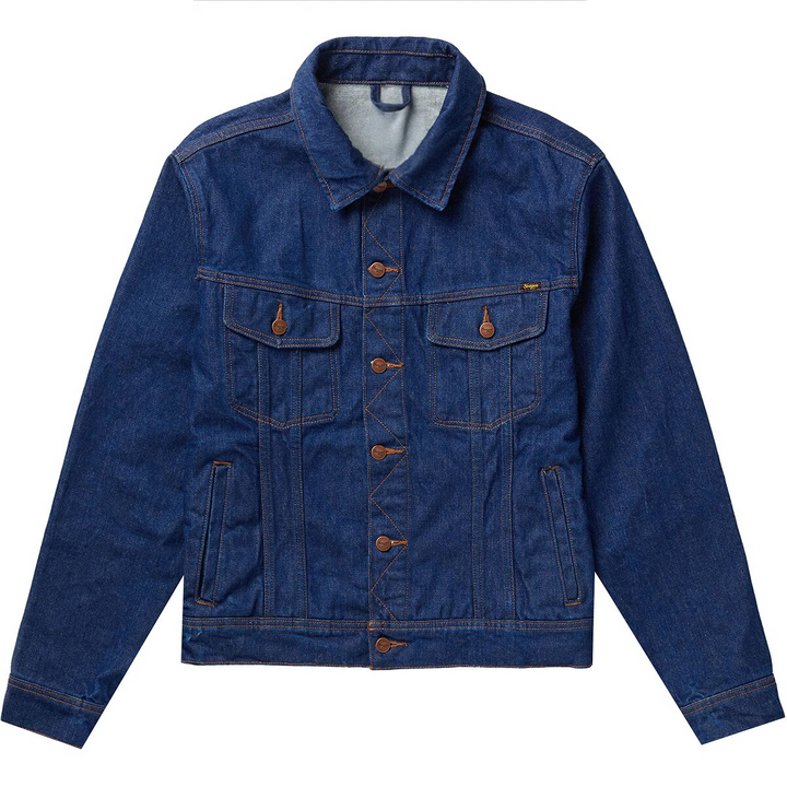 Retro-style denim jacket for men by Freewheelin in USA