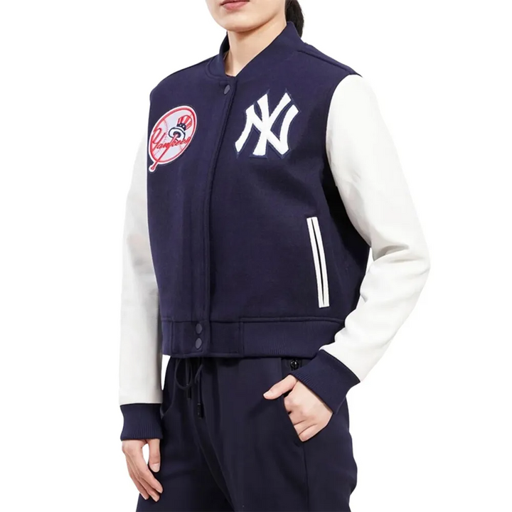 Women's New York Yankees Classic Varsity Jacket in USA