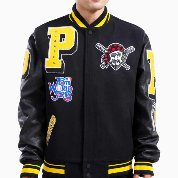 Men's Pittsburgh Pirates Logo Varsity Jacket