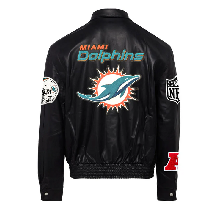 MIAMI DOLPHINS LEATHER JACKET