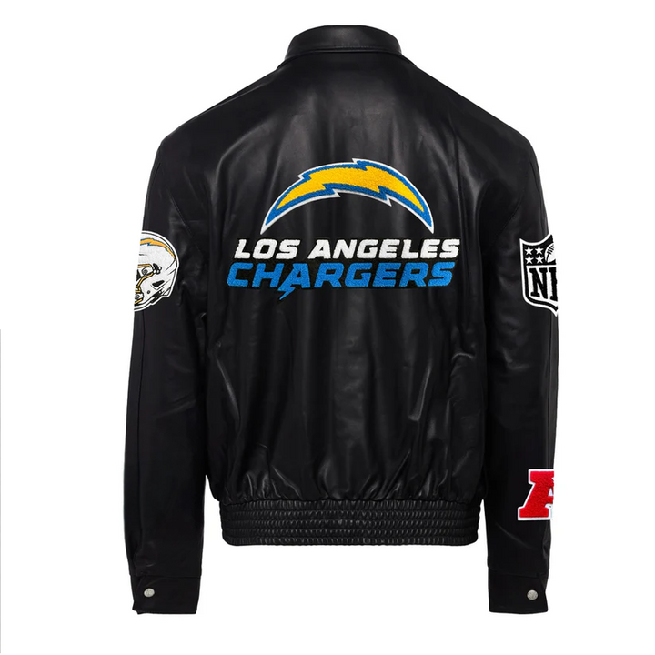 LOS ANGELES CHARGERS LEATHER JACKET