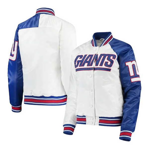 NFL New York Giants Satin Jacket Men and Women