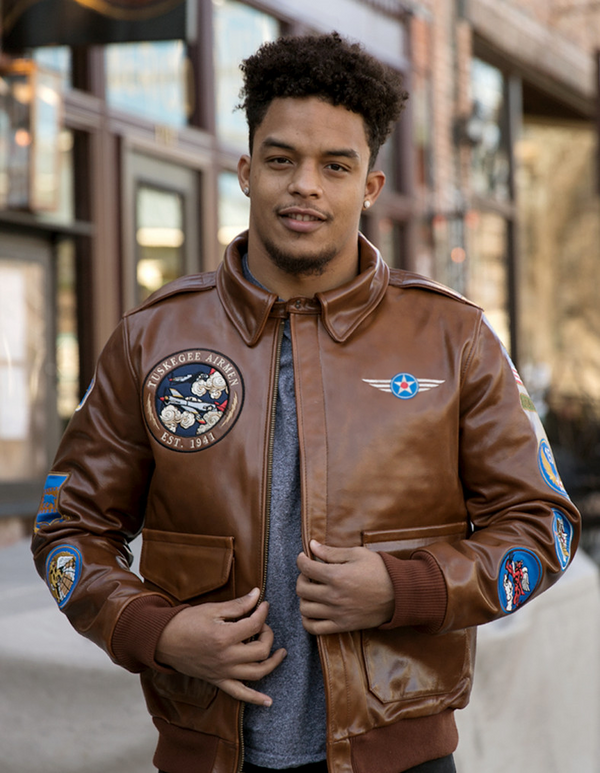 TUSKEGEE AIRMEN LEATHER JACKET