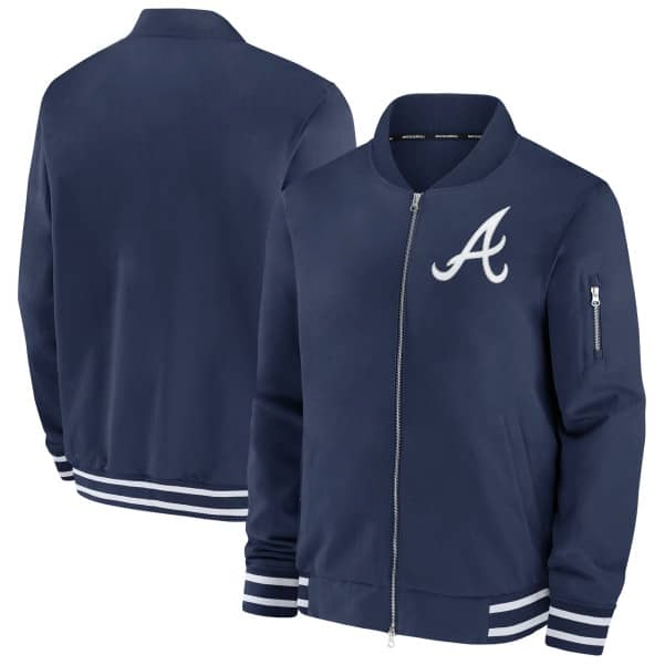 Atlanta Braves 2024 MLB Bomber Jacket Navy