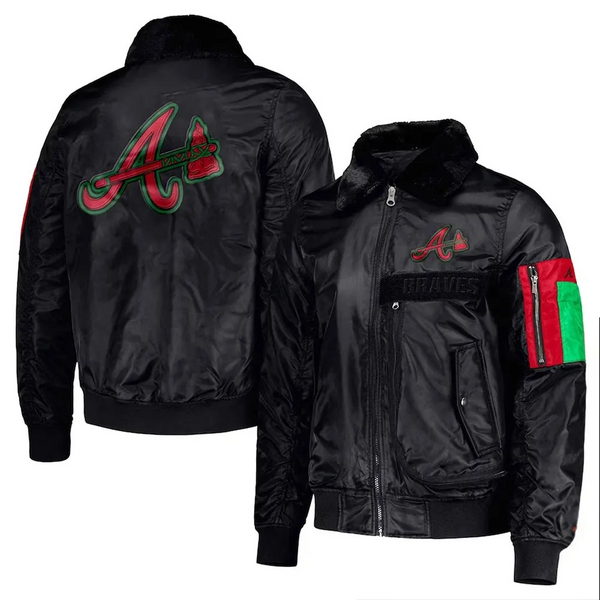 Shop Atlanta Braves Black Jacket