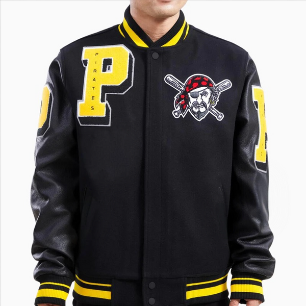 Men's Pittsburgh Pirates Logo Varsity Jacket