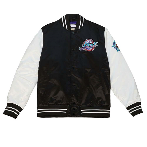 NBA Team Origins Varsity Satin Jacket Utah Jazz by TJS