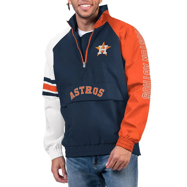 Shop Houston Astros Elite Half Zip Pullover Jacket