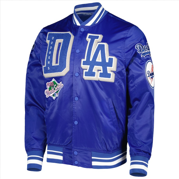 MLB Los Angeles Dodgers Satin Jacket Men and Women