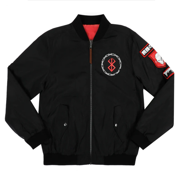 Shop Skull Knight Black Bomber Jacket