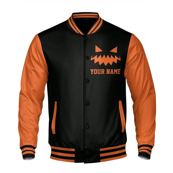 Shop Custom Cosplay Pumpkin Halloween Week Orange Varsity By TJS