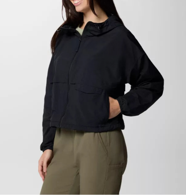 Spire Valley Cropped Hooded Windbreaker