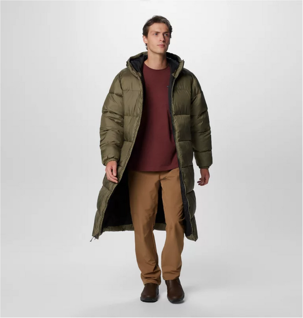 Men's Puffect long puffer jacket for winter in USA