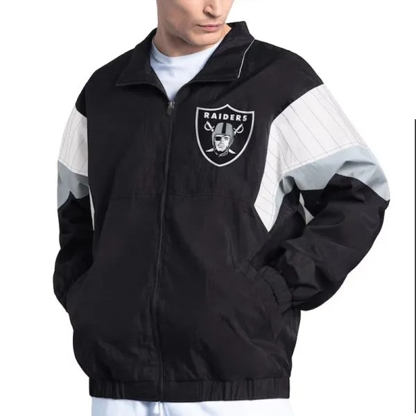 Las Vegas Raiders black full-zip jacket in USA
