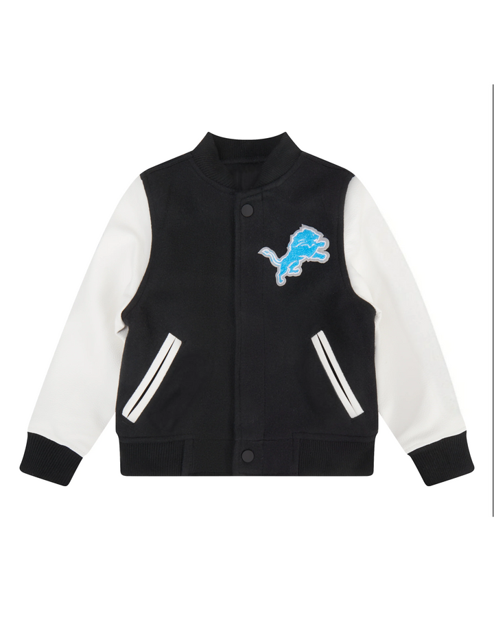 Lions team logo varsity jacket

