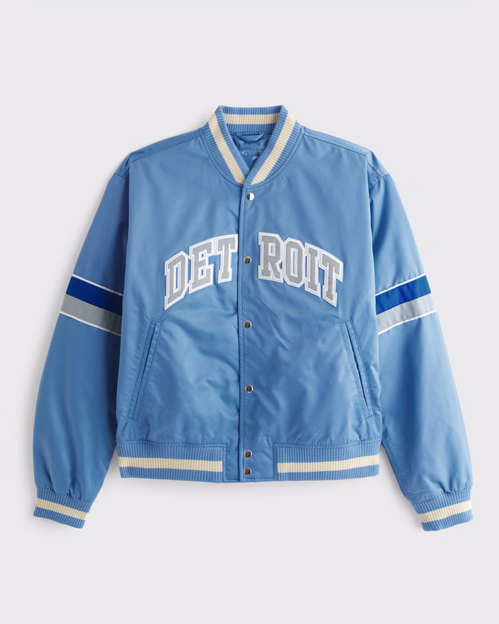 Detroit Lions varsity bomber jacket

