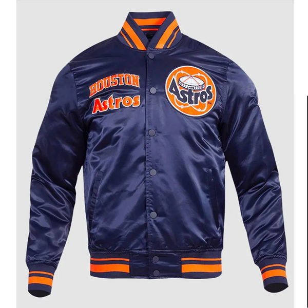 Shop MLB Houston Astros Satin Jacket Men and Women