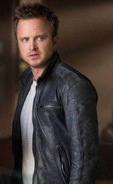 Tobey Marshall Aaron Paul Leather Jacket from Need For Speed in American Market