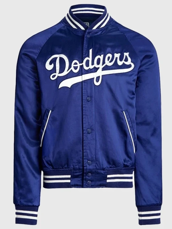 MLB Los Angeles Dodgers Satin Jacket Men and Women