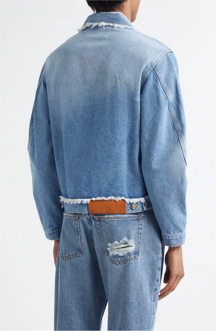 Casual Alvarez denim outerwear with button closure in USA