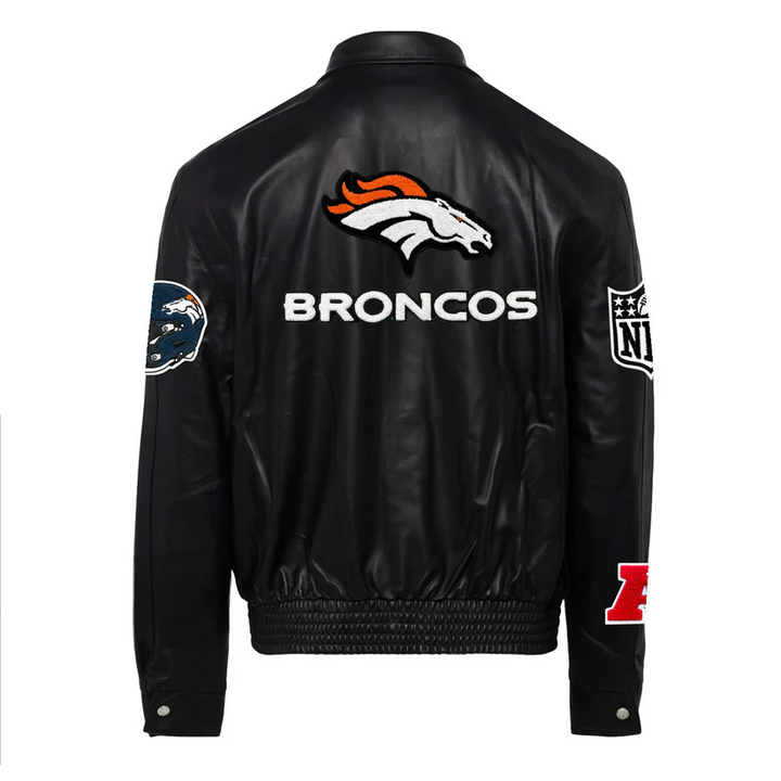 DENVER BRONCOS LEATHER JACKET