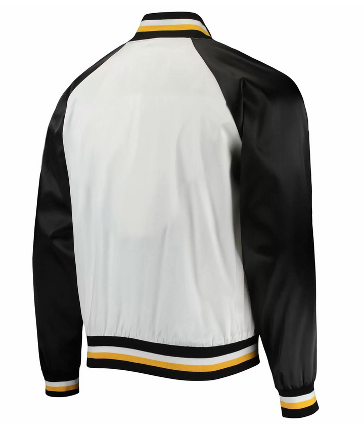 Pittsburgh Steelers wool and leather jacket

