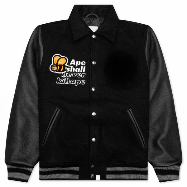 VARSITY JACKET - BLACK