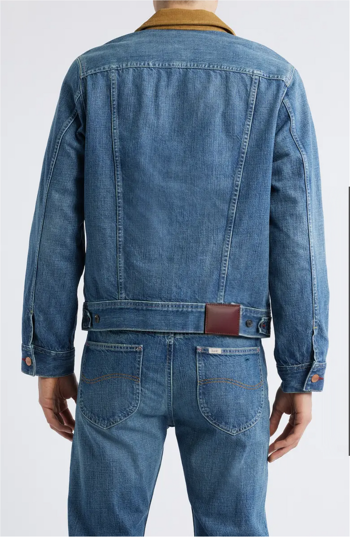 Stylish 2025 cotton denim jacket featuring button-up closure in USA