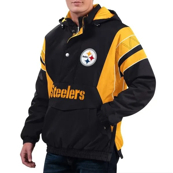 Pittsburgh Steelers black hoodie jacket

