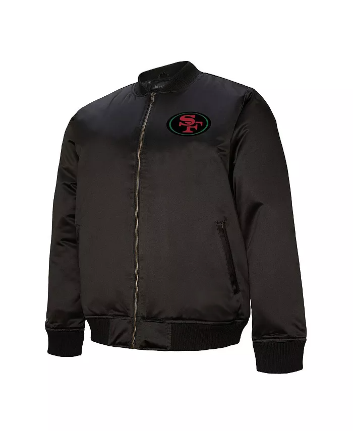 Men’s and women’s 49ers black zip jacket

