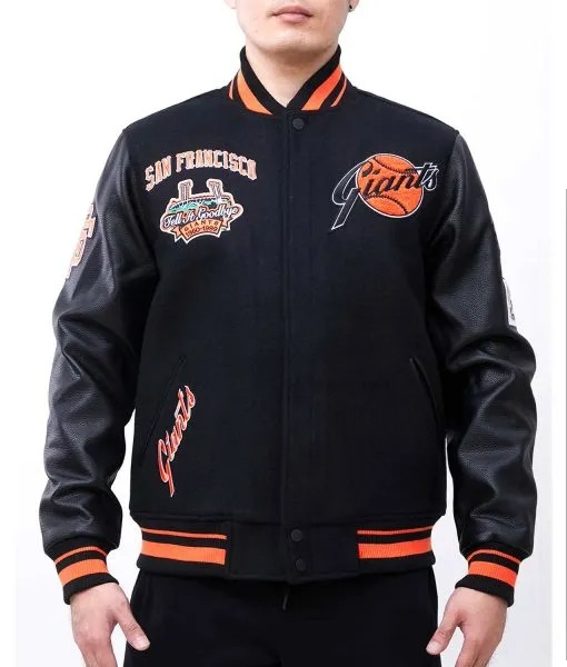 San Francisco Giants retro varsity jacket for men and women in USA