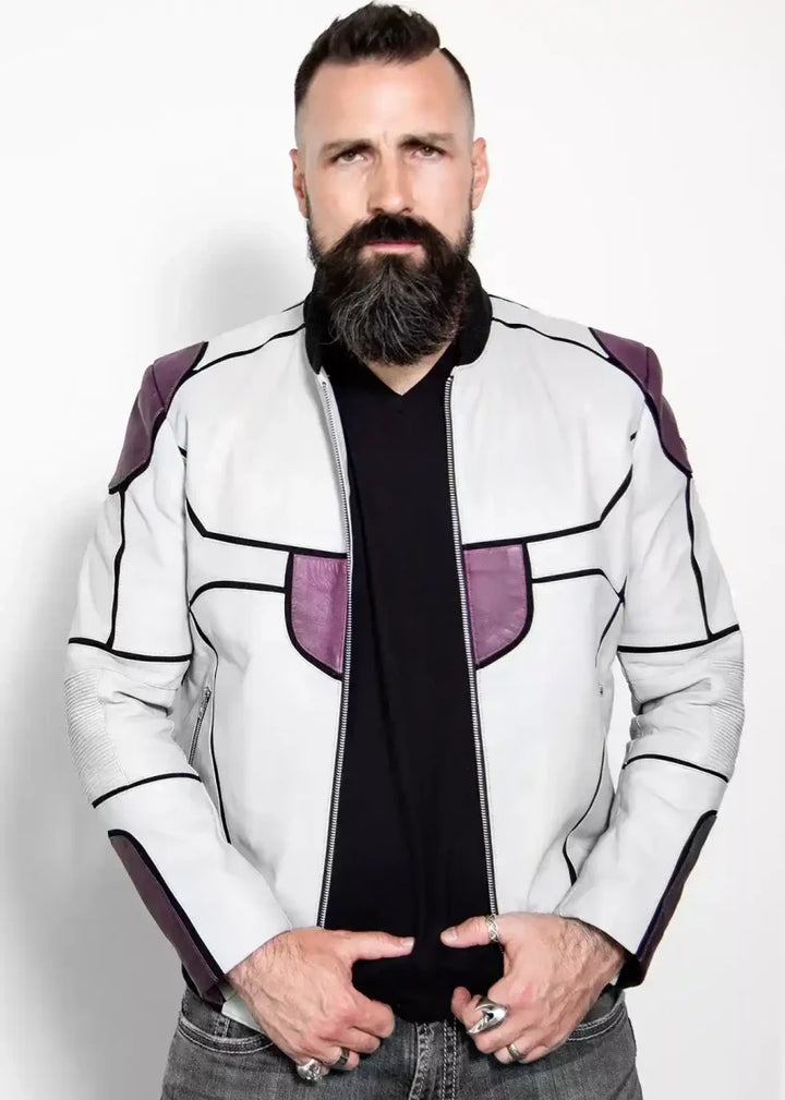 Dragon Ball Z Frieza Final Form inspired leather jacket for men in USA