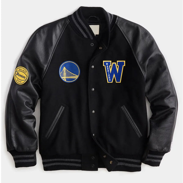 NBA Golden State Warriors Wool Jacket Men and Women