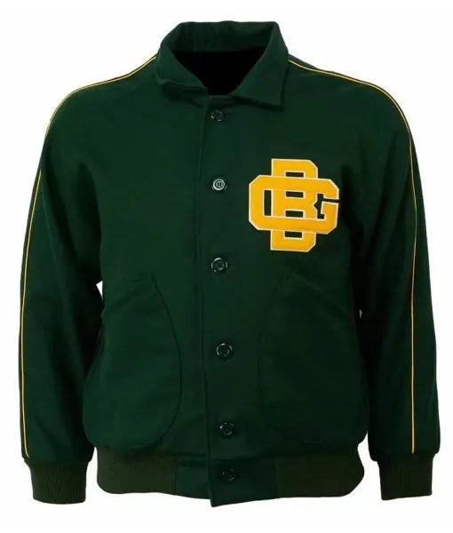 Green Bay Packers 1950 varsity jacket front view in USA