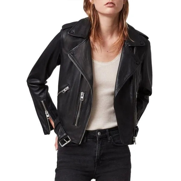 The Lincoln Lawyer S02 Krista Warner stylish leather jacket in American style